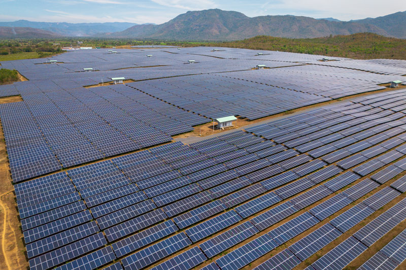 sơ đồ nhà máy điện mặt trời